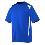 Youth Wicking Crew Neck Two Color Block Jersey DISCONTINUED Youth Wicking Crew Neck Two Color Block Jersey DISCONTINUED