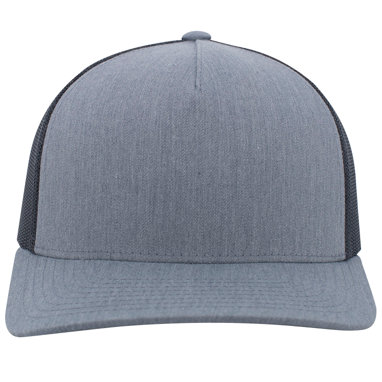 Do It Yourself Printed Cap | Unisex Pacific Headwear 5-Panel Trucker Snapback Cap 