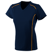 Girls V-Neck Streak Softball Jersey Girls V-Neck Streak Softball Jersey