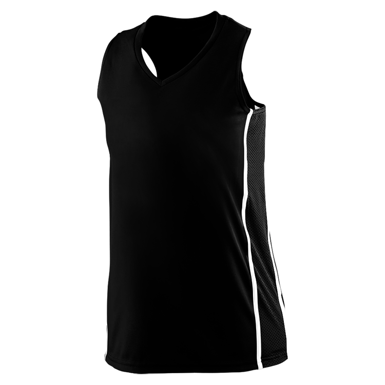 Girls Racerback V-Neck Jersey
