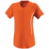 Girls Fitted Two Color Block V-Neck Jersey Girls Fitted Two Color Block V-Neck Jersey