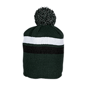 Pom Pom Striped Beanie Pom Pom Striped Beanie