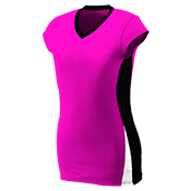 Girls Three Colored V-Neck Jersey Girls Three Colored V-Neck Jersey