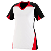 Ladies V-Neck Three Toned Softball Jersey Ladies V-Neck Three Toned Softball Jersey