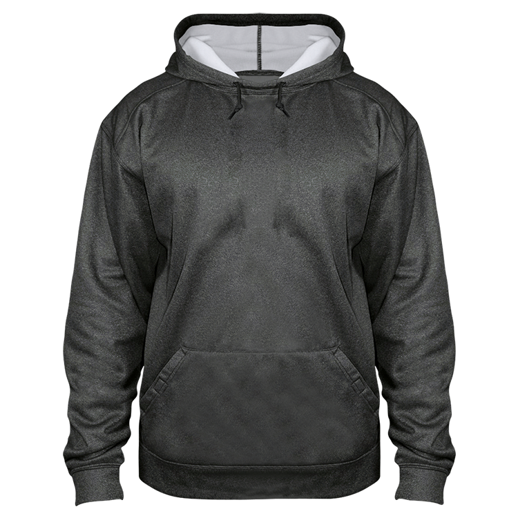 Adult Pro Heathered Fleece Hoodie