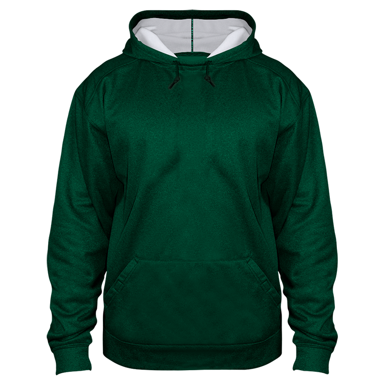 Adult Pro Heathered Fleece Hoodie