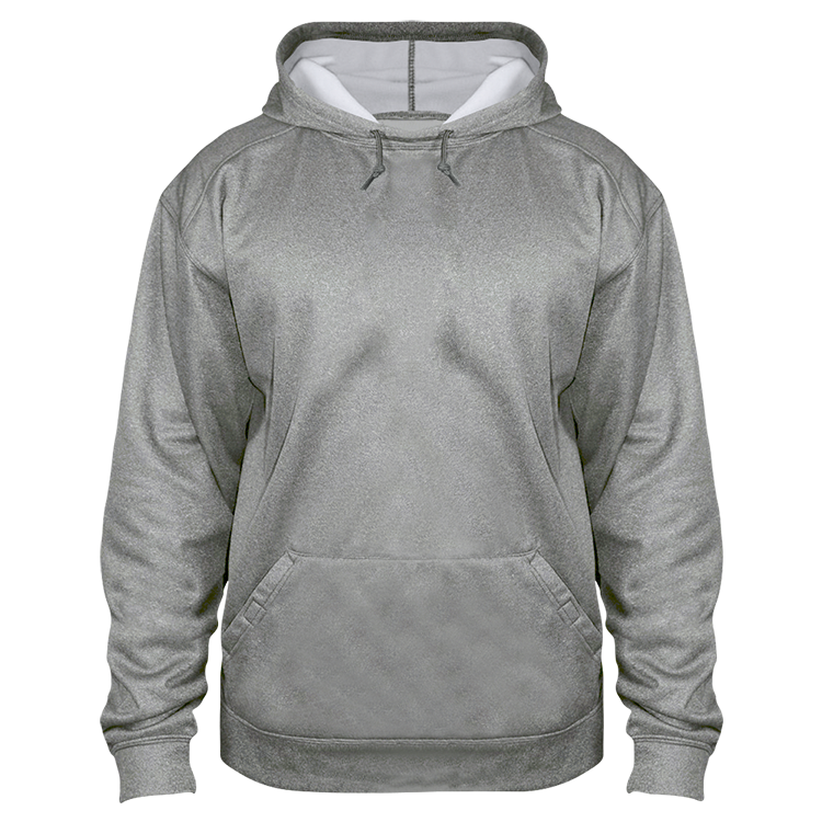 Adult Pro Heathered Fleece Hoodie