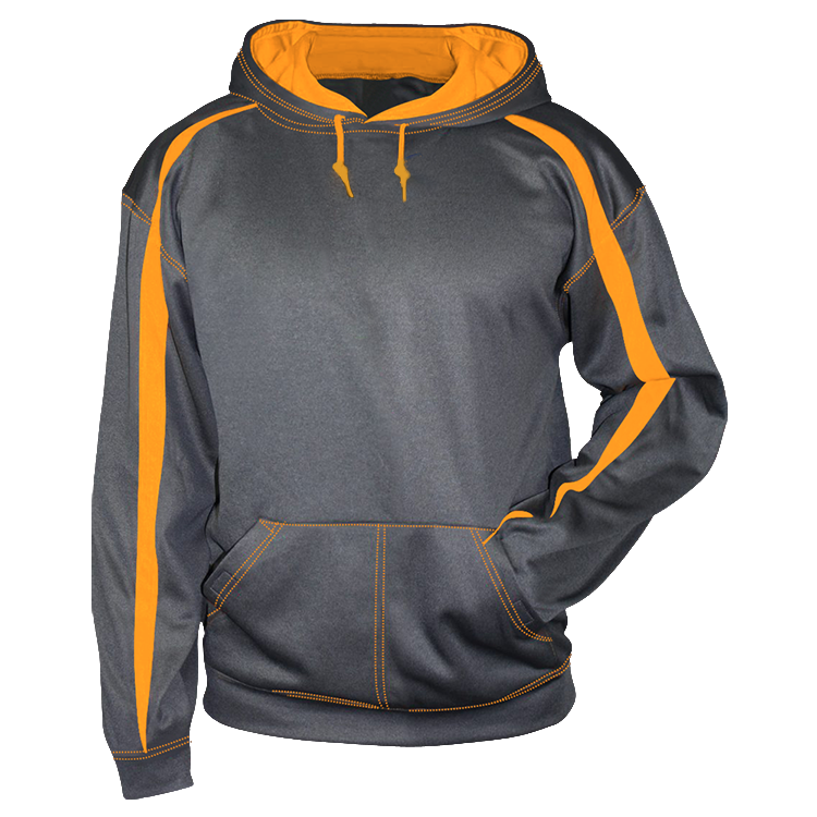 Adult Two Color Fusion Hoodie