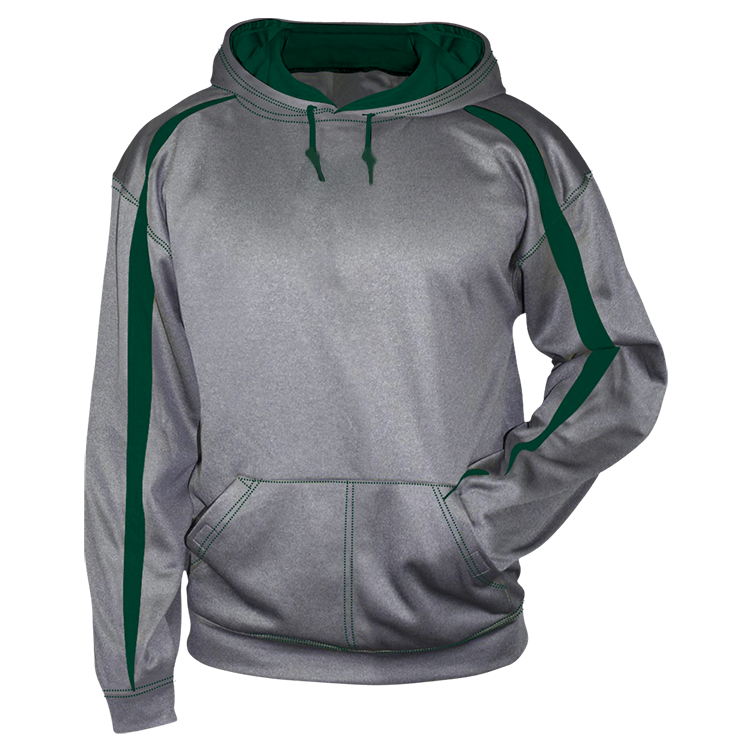 Adult Two Color Fusion Hoodie