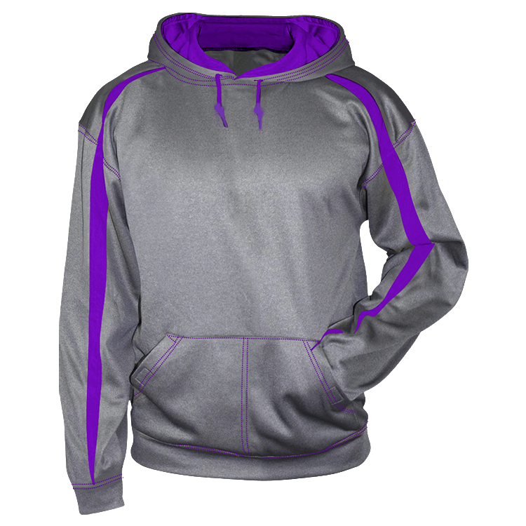 Adult Two Color Fusion Hoodie