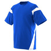 DISCONTINUED Adult Two Color Block Crew Neck Jersey - 1610 DISCONTINUED Adult Two Color Block Crew Neck Jersey - 1610