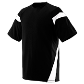 DISCONTINUED Youth Two Color Block Crew Neck Jersey - 1611 DISCONTINUED Youth Two Color Block Crew Neck Jersey - 1611