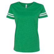 Custom Football Fanwear  | Women's Fanwear Jersey Tee 3537 Custom Football Fanwear  | Women's Fanwear Jersey Tee 3537