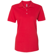Womens 100% Cotton Polo | Jerzees 443W Womens 100% Cotton Polo | Jerzees 443W