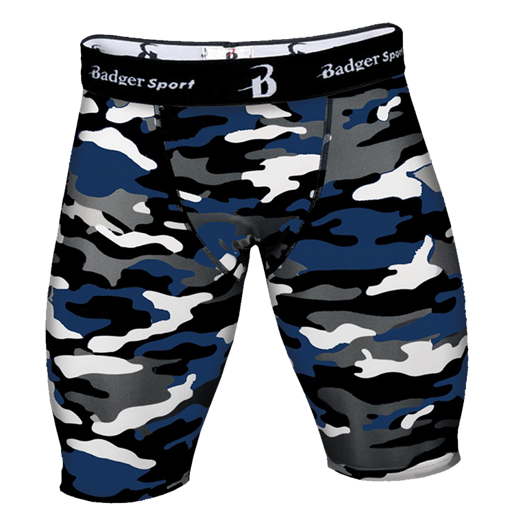 DISCONTINUED Adult Camo Compression Short 4609