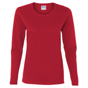 Womens 100% Cotton Longsleeve T-Shirt