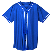 Youth Full Button Wicking Mesh Jersey Youth Full Button Wicking Mesh Jersey