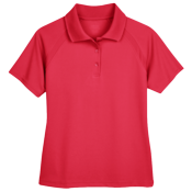 Womens 100% Polyester Polo
