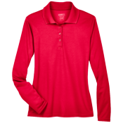 Womens 100% Polyester Polo