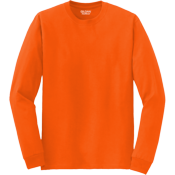 Mens 50% Polyester / 50% Cotton Longsleeve T-Shirt Mens 50% Polyester / 50% Cotton Longsleeve T-Shirt