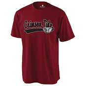 Alabama Crimson Tide Adult Jersey T-shirt Alabama Crimson Tide Adult Jersey T-shirt
