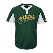 Youth Athletics Two-Button Jersey - Athletics-MAIY83