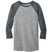 Young Mens Microburn® 3/4-Sleeve Raglan Tee Young Mens Microburn® 3/4-Sleeve Raglan Tee