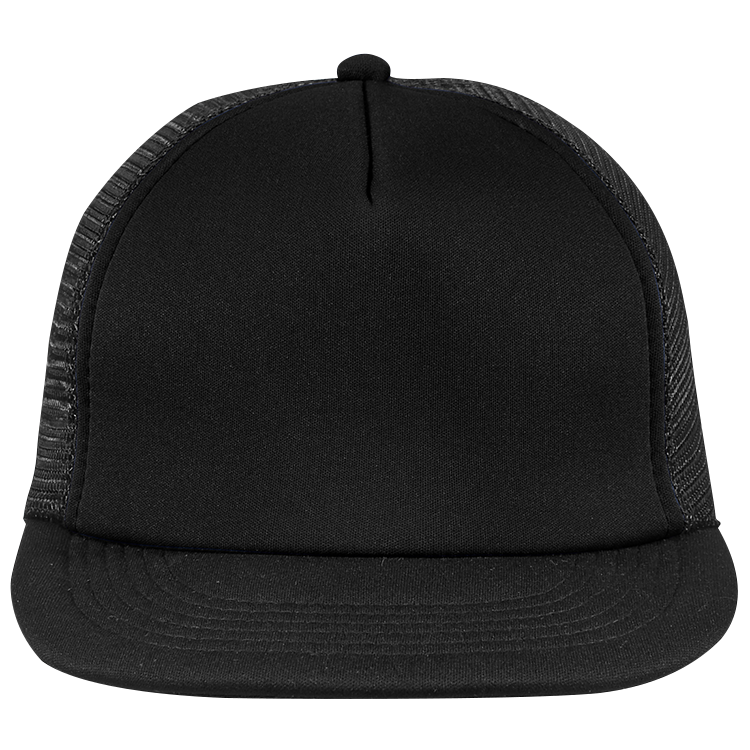 Neon Flat Bill Snapback Trucker Cap 