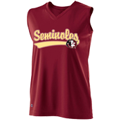 DISCONTINUED Florida State Seminoles Girls Sleeveless Softball Jersey