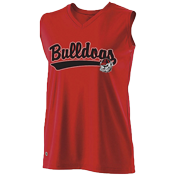 Georgia Bulldogs Ladies Sleeveless Softball Jersey