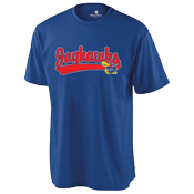 Kansas Jay Hawks Adult Jersey T-shirt
