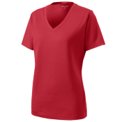 Ladies Customized Racermesh V-Neck Tee