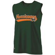 Miami Hurricanes Ladies Sleeveless Softball Jersey