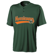 Miami Hurricanes Adult Baseball Jersey