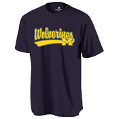 Michigan Wolverines Adult Jersey T-shirt