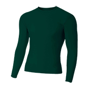 Adult Long Sleeve Crew Compression Jersey  Adult Long Sleeve Crew Compression Jersey