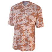 2-Button Camo Baseball Jersey 2-Button Camo Baseball Jersey