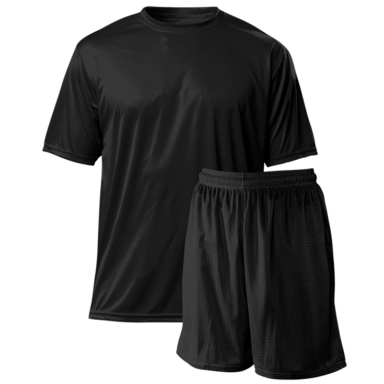Spirit Pack | Youth Wicking Tee 6 Polyester Mesh Shorts