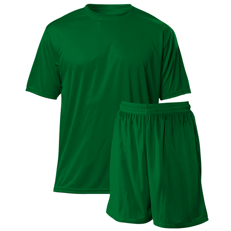 Spirit Pack | Youth Wicking Tee 6 Polyester Mesh Shorts