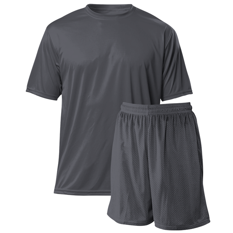 Spirit Pack | Youth Wicking Tee 6 Polyester Mesh Shorts