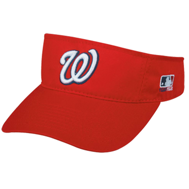 Washington Nationals Official MLB Visor Softball Leagues