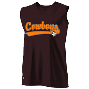 Oklahoma State Cowboys Girls Sleeveless Softball Jersey