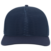 Order Screen Printed Cap | Unisex Pacific Headwear 5 Panel Mesh Overlay Trucker Snapback