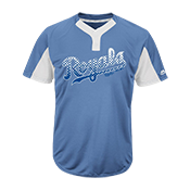 Youth Royals Two-Button Jersey - Royals-MAIY83