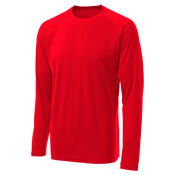 Adult Customized Long Sleeve Performance Crew T Shirt Adult Customized Long Sleeve Performance Crew T Shirt