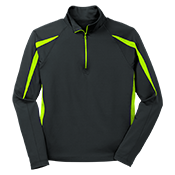 Adult Pullover 1/2 Zip Two Color Block Sweatshirt Adult Pullover 1/2 Zip Two Color Block Sweatshirt