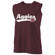Texas A & M Aggies Ladies Sleeveless Softball Jersey