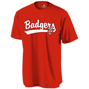 DISCONTINUED Wisconsin Badgers Adult Jersey T-shirt
