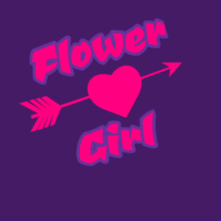 Flower Girl - Wedding T-shirt Design T-Shirt Design - 64