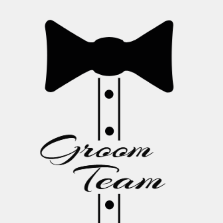 Groom Team - Wedding T-shirt Design T-Shirt Design - 49